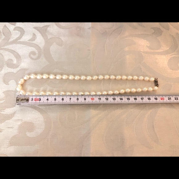 💝Genuine Pearl Necklace with 925 Silver Clasp - Picture 7 of 12